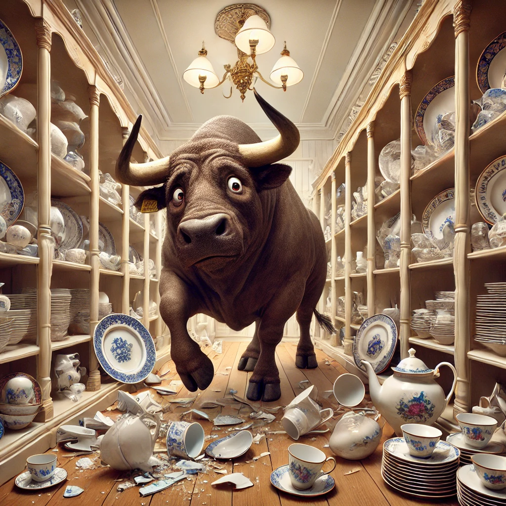 Bull in a China Shop